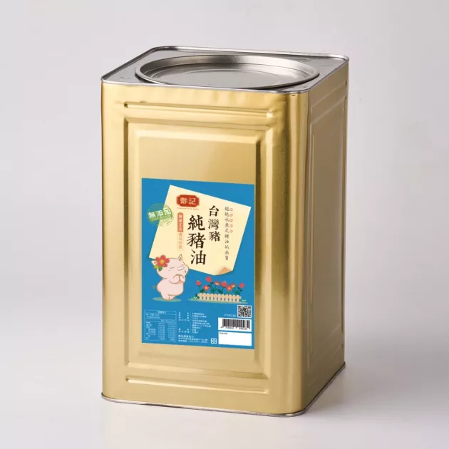台灣純豬油(桶裝)15公斤